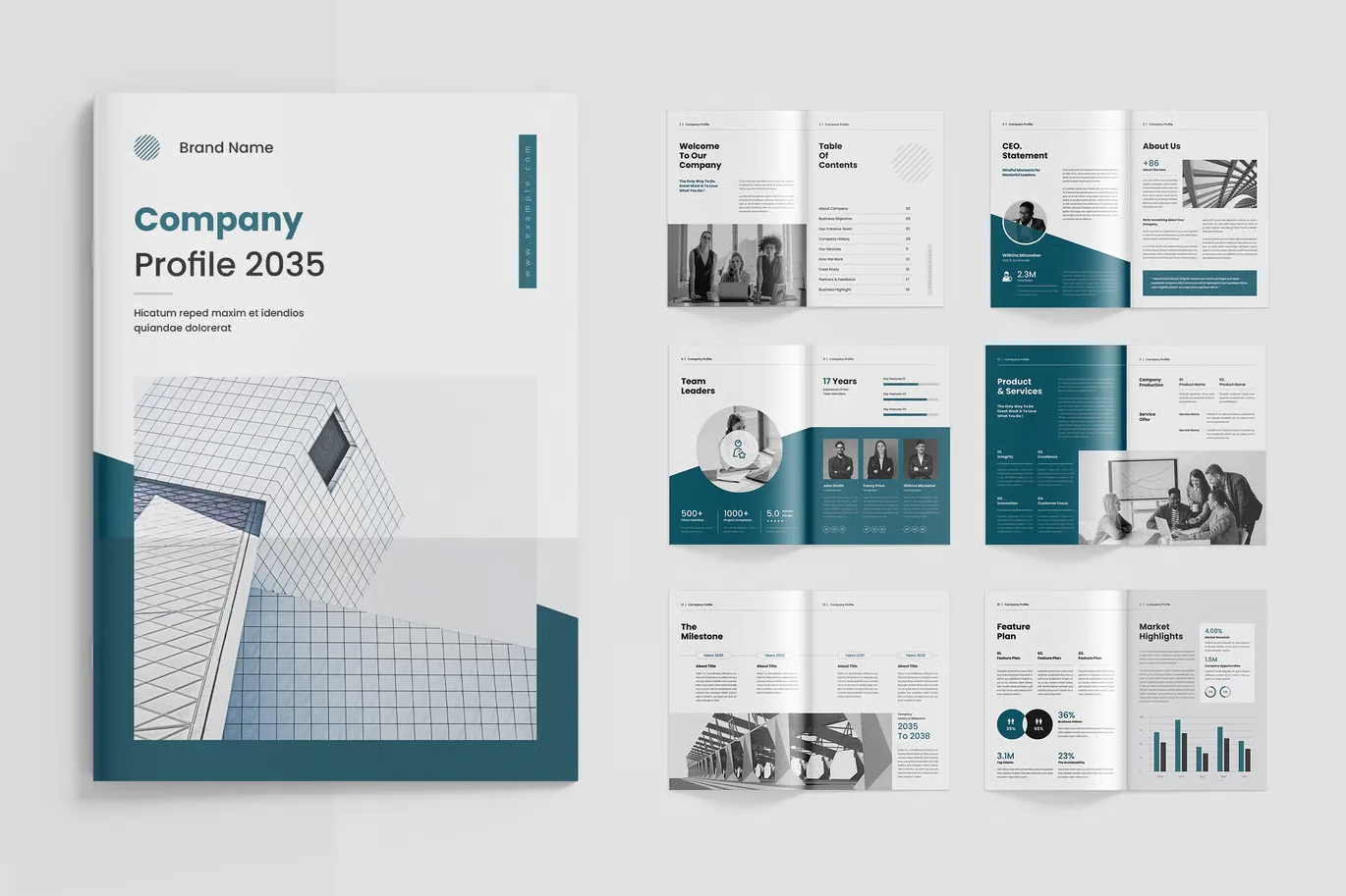 Modern Multipurpose Corporate Template Design