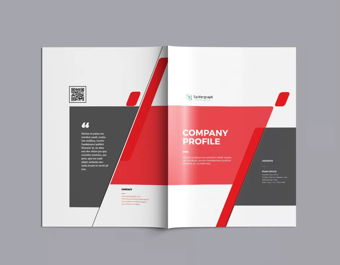 Executive Company Profile Design