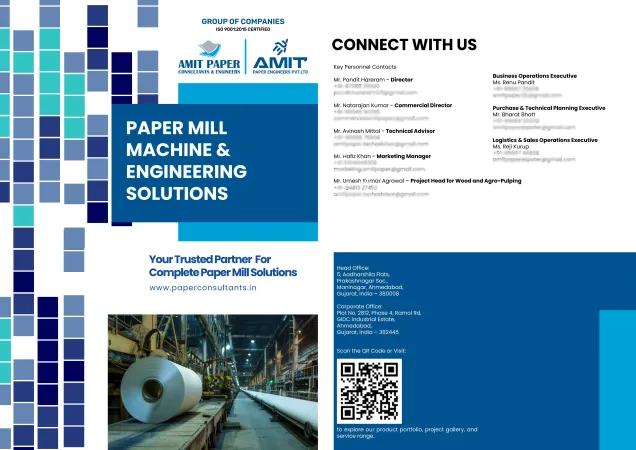 Company Broucher Design for Amit Paper Mills