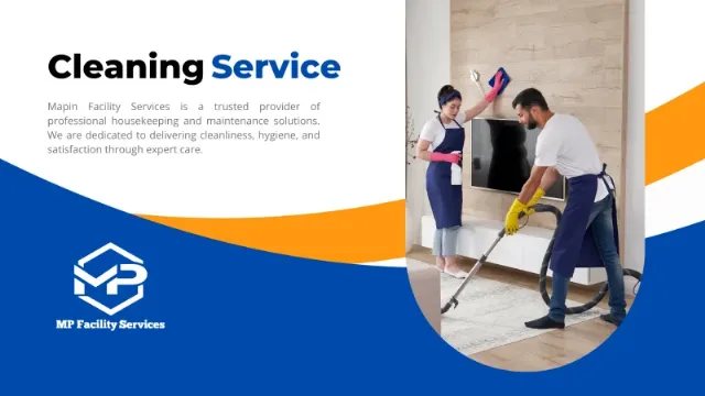 Company Profile Design for Professional Cleaning &amp;amp; Housekeeping company in Vadodara Mp Facility Services — IT Services company profile design