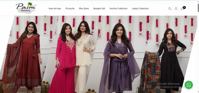 Website Design for wholesale apparel &amp;amp; fashion supplier company in ahmedabad thetaanabaana — IT Services company profile design