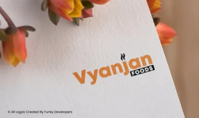 Logo Design for Food Brand Vyanjan Foods — Manufacturing company profile design