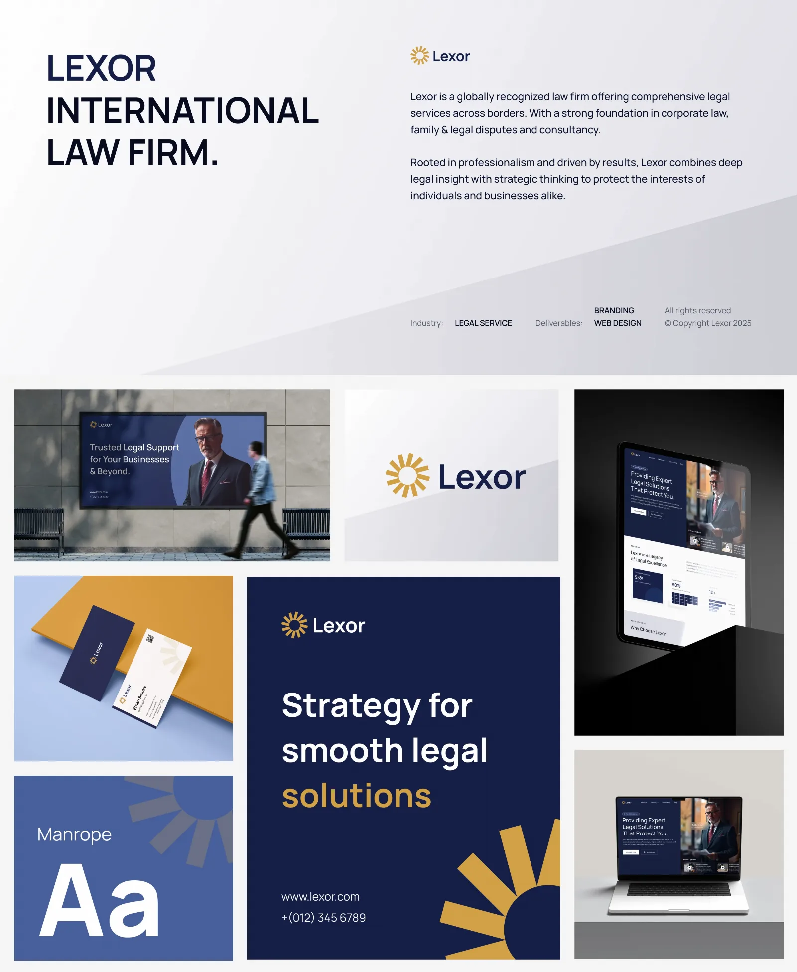 Apex Legal Partners — Law firm website — product packaging design view 3