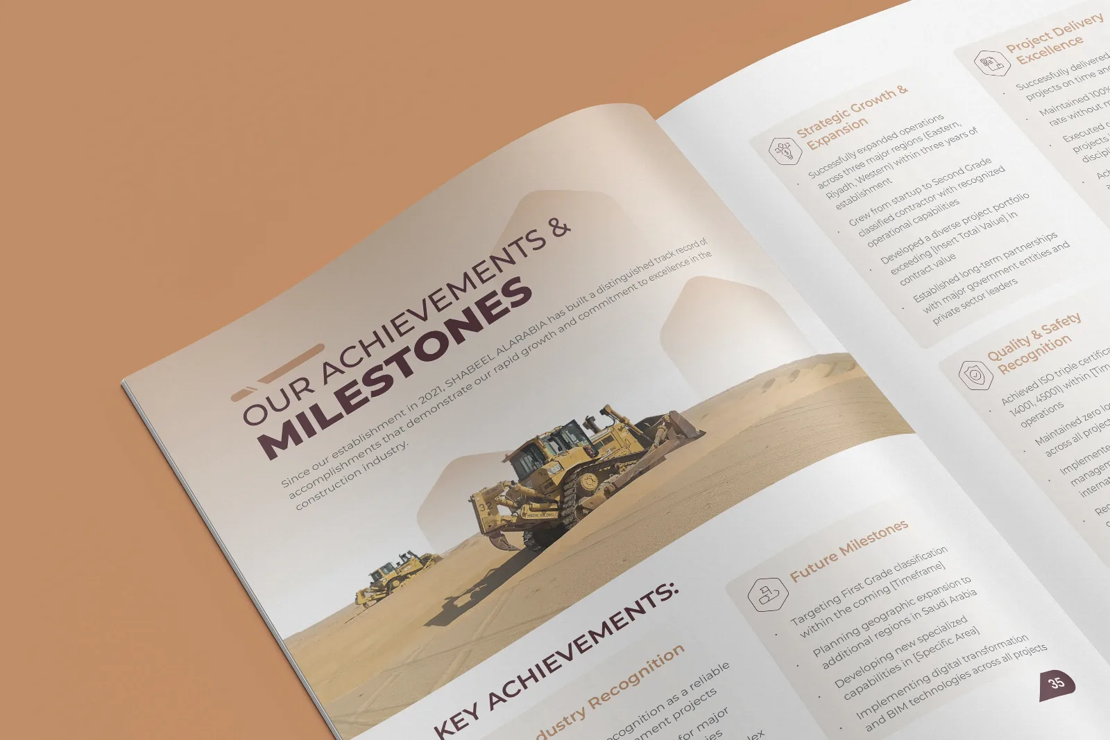 BuildCraft Infra — Company profile design — product packaging design view 6