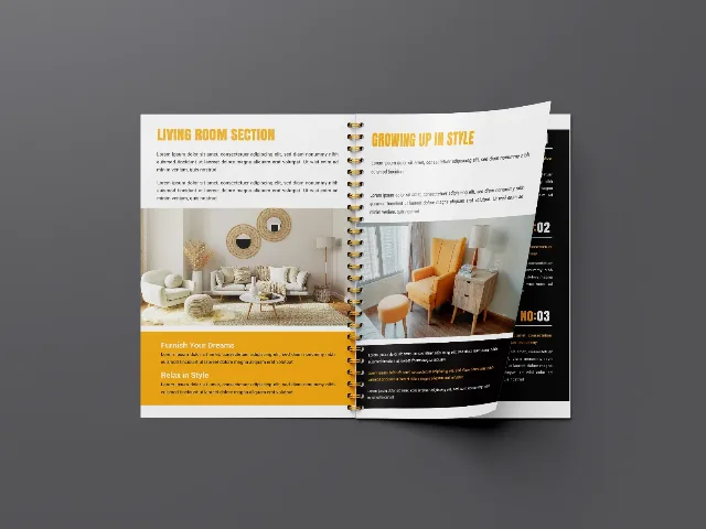 DecoVilla Interiors — Company profile design — Interior Design company profile design India