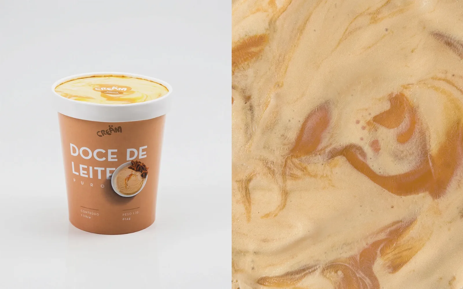 FrostBite — Ice cream & shrikhand tub design — product packaging design view 8