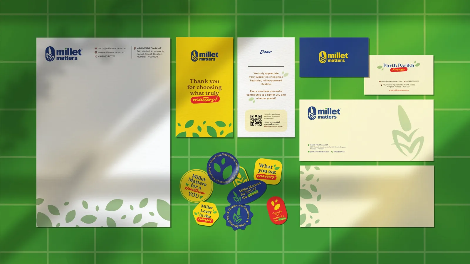 HarvestPulse — Millet snack packaging design — product packaging design view 3