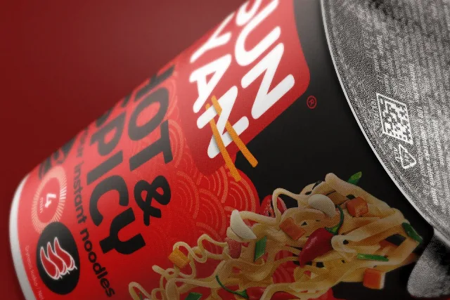 NoodleHub — Instant ramen & noodles packaging — FMCG company profile design India