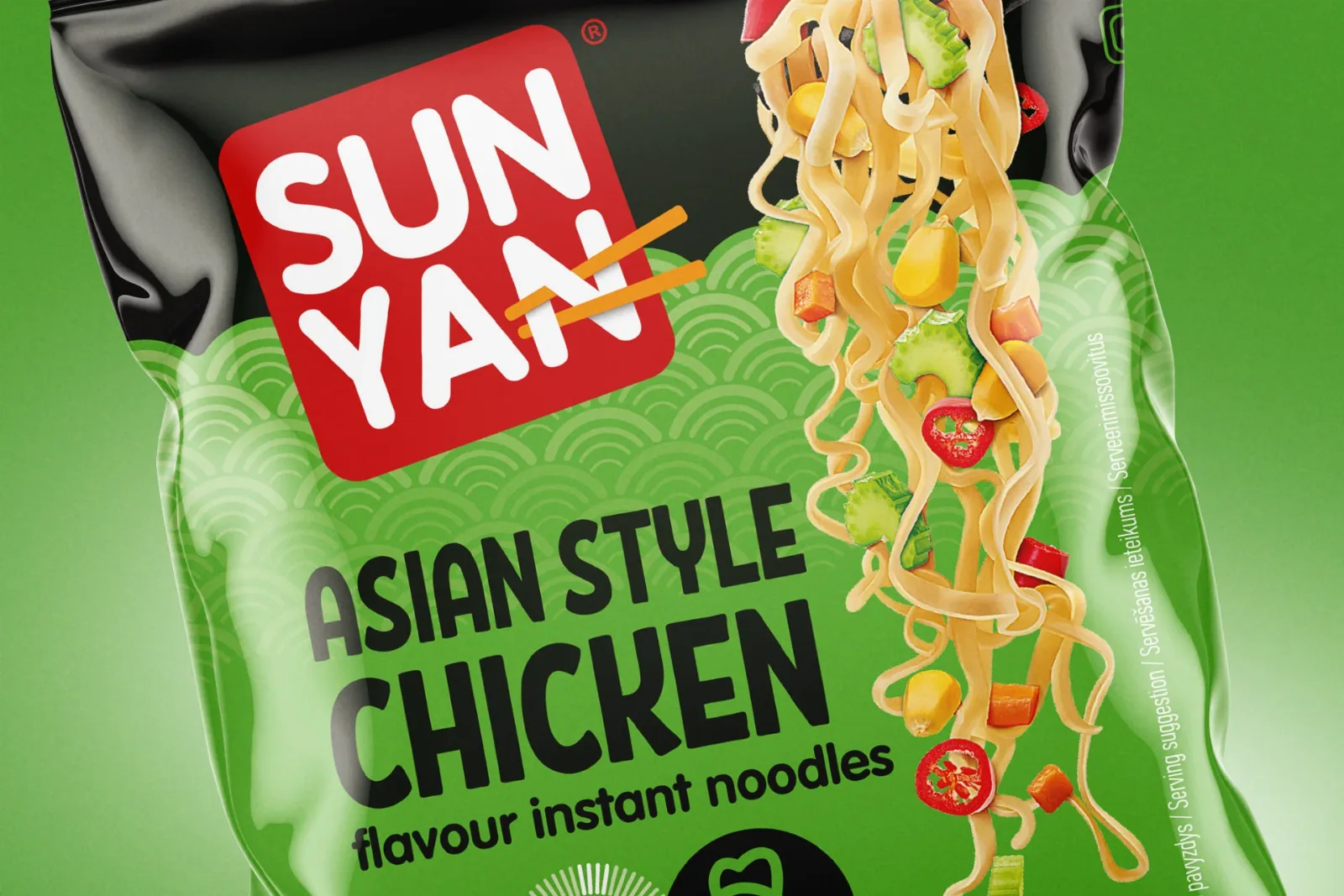 NoodleHub — Instant ramen & noodles packaging — product packaging design view 5