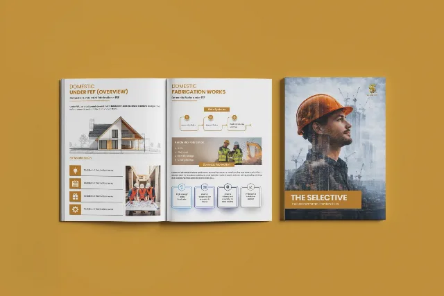 NorthLine Construction — Company profile design — Construction company profile design India