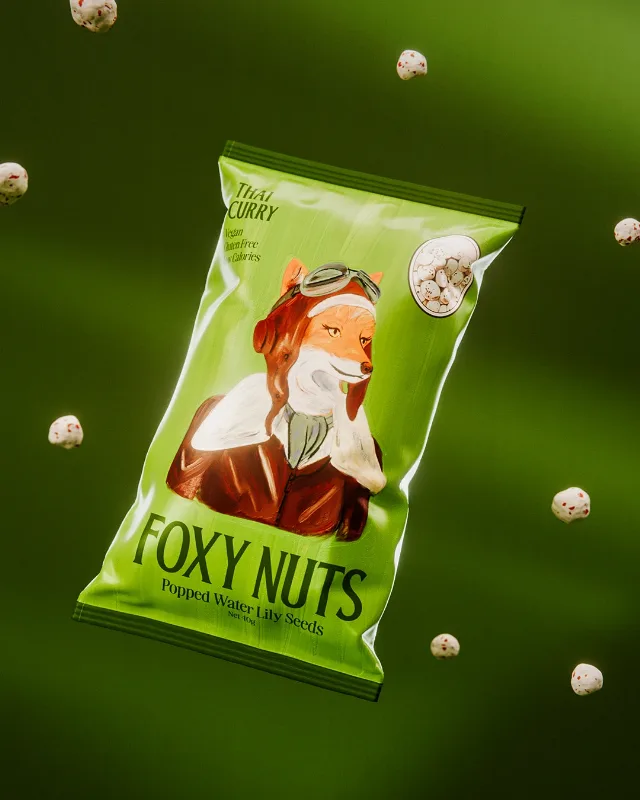 PoppedGold — Makhana box packaging design — FMCG company profile design