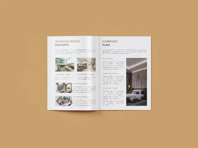 Skyline Estates — Company profile design — Real Estate company profile design India