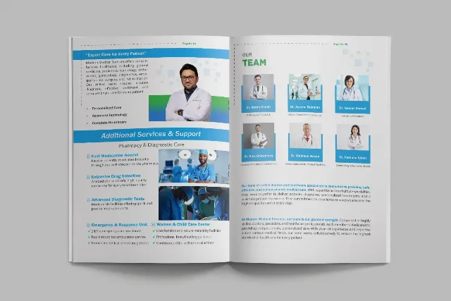 SmileCraft Dental — Company profile design — Healthcare company profile design India