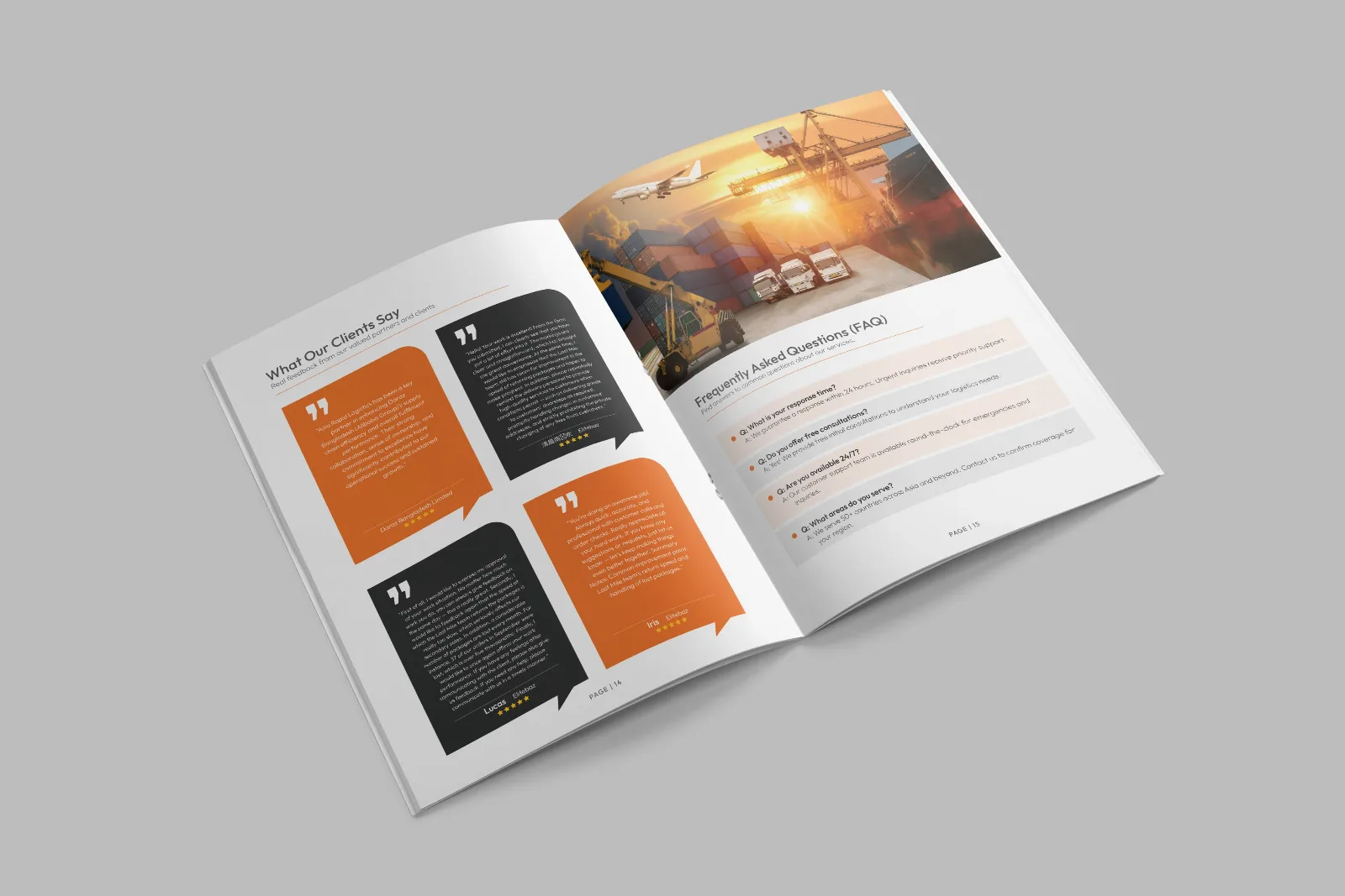 SparkPro Janitorial — Company profile design — product packaging design view 2