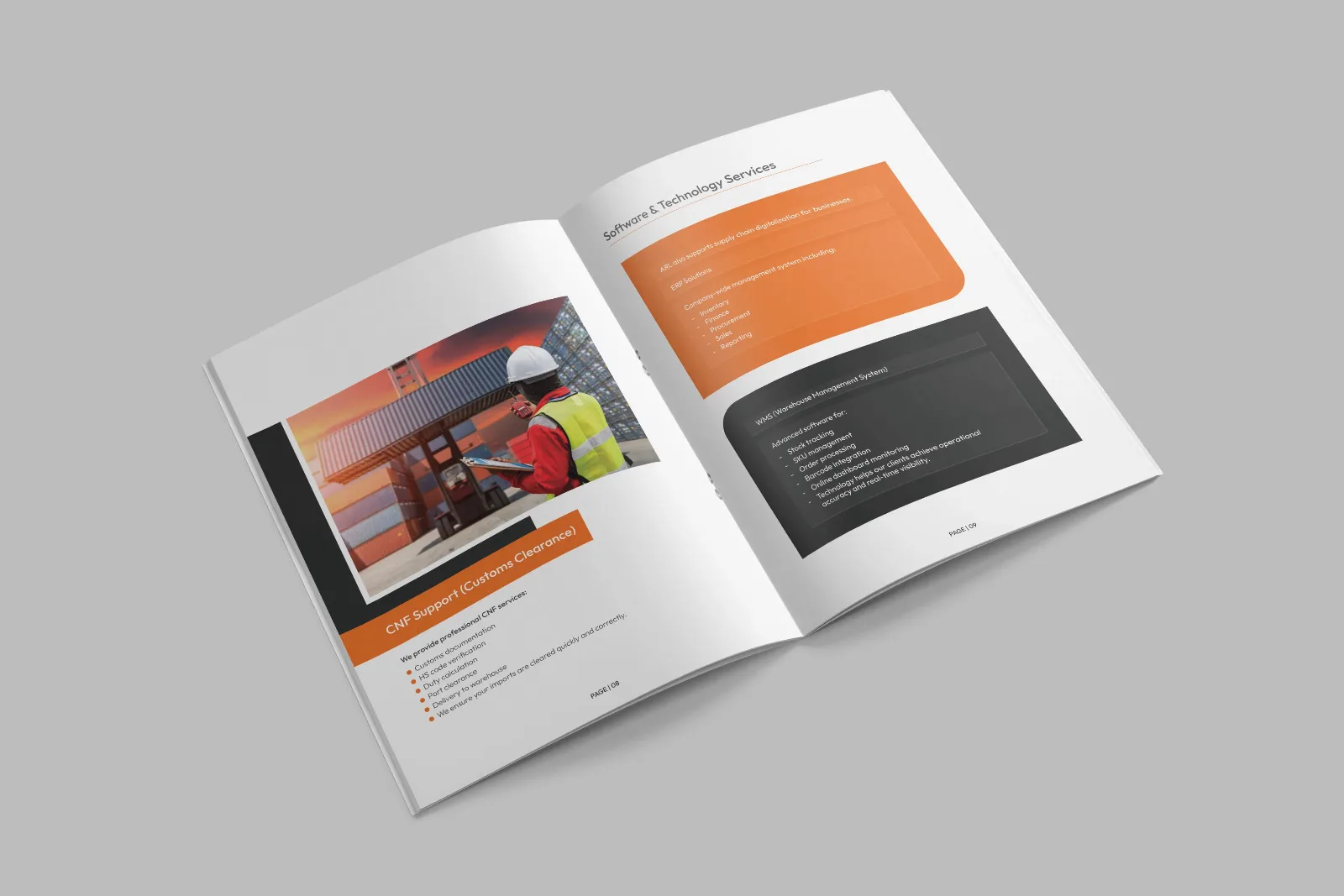 SparkPro Janitorial — Company profile design — product packaging design view 4