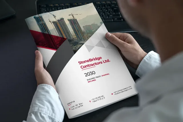 StoneBridge Civil — Company profile design — Construction company profile design India